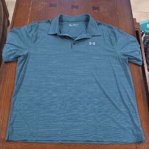 Under Armour Men's Teal Polo Shirt